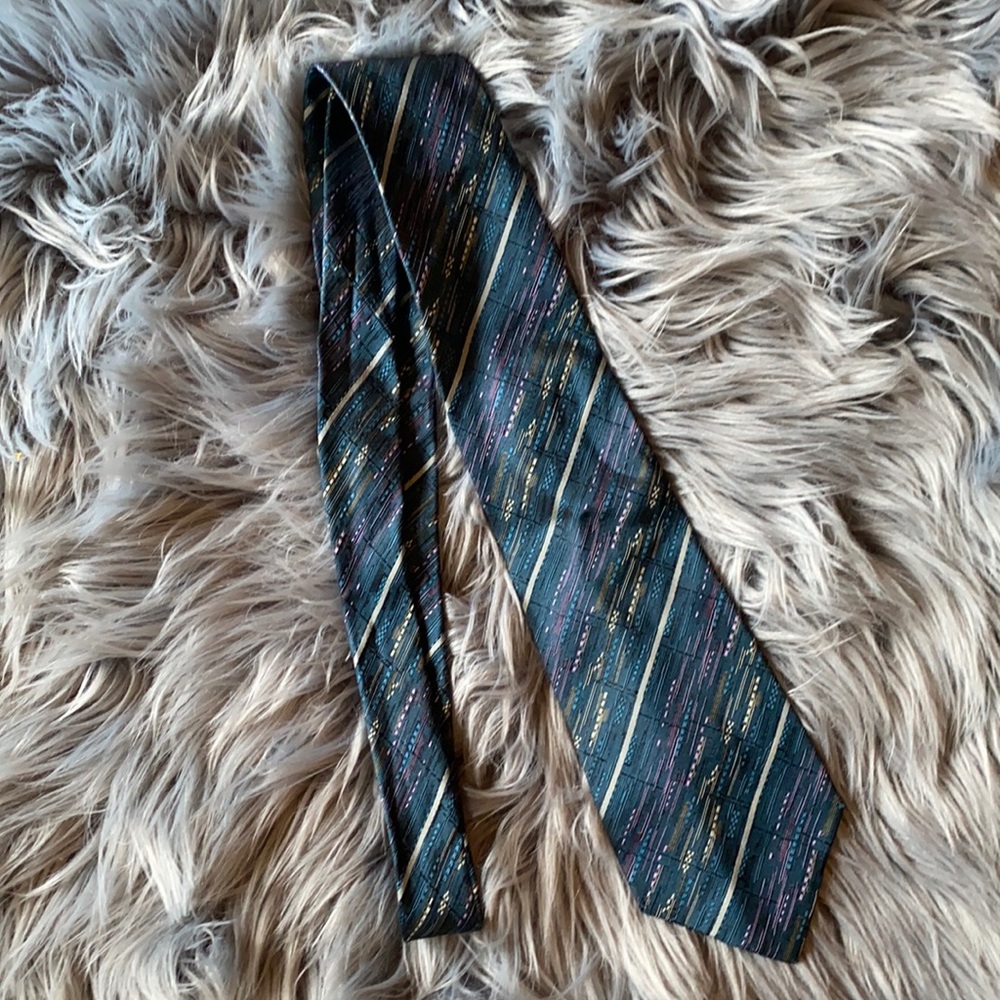 Missoni vintage printed men’s silk tie